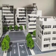 N Scale 1:144 Large Ruined Building Model Kit