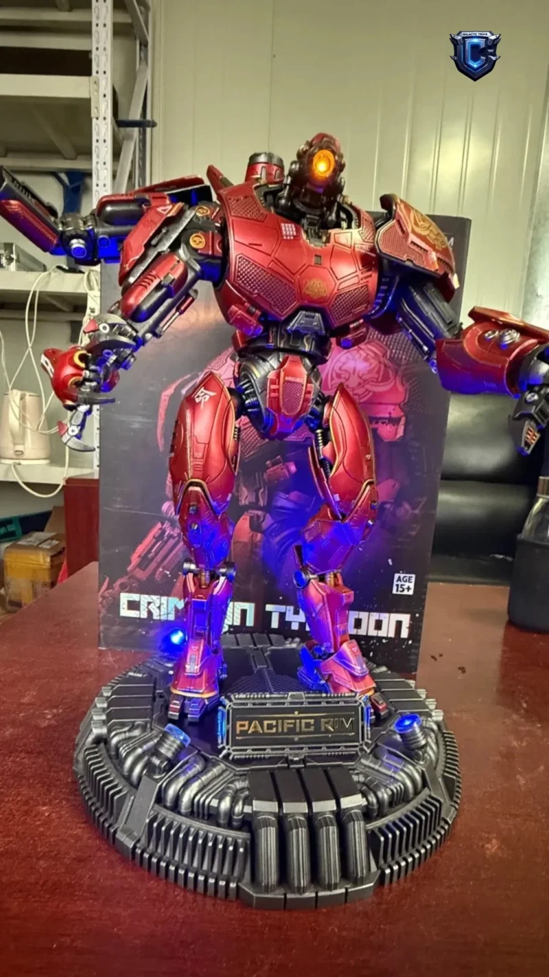 Pacific Rim Crimson Typhoon Statue: The Tang Triplets’ Uber Ride (LED)