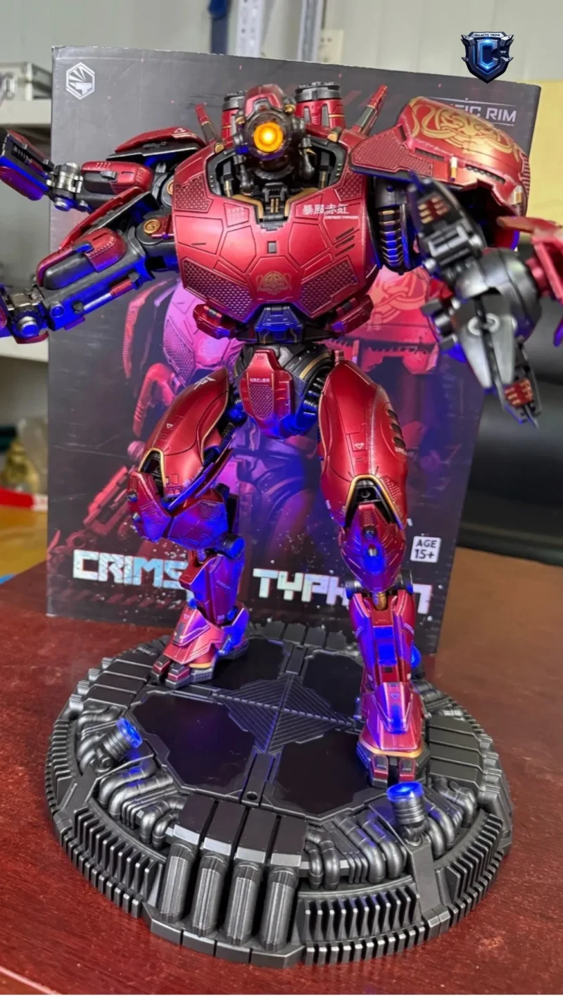 Pacific Rim Crimson Typhoon Statue: The Tang Triplets’ Uber Ride (LED)