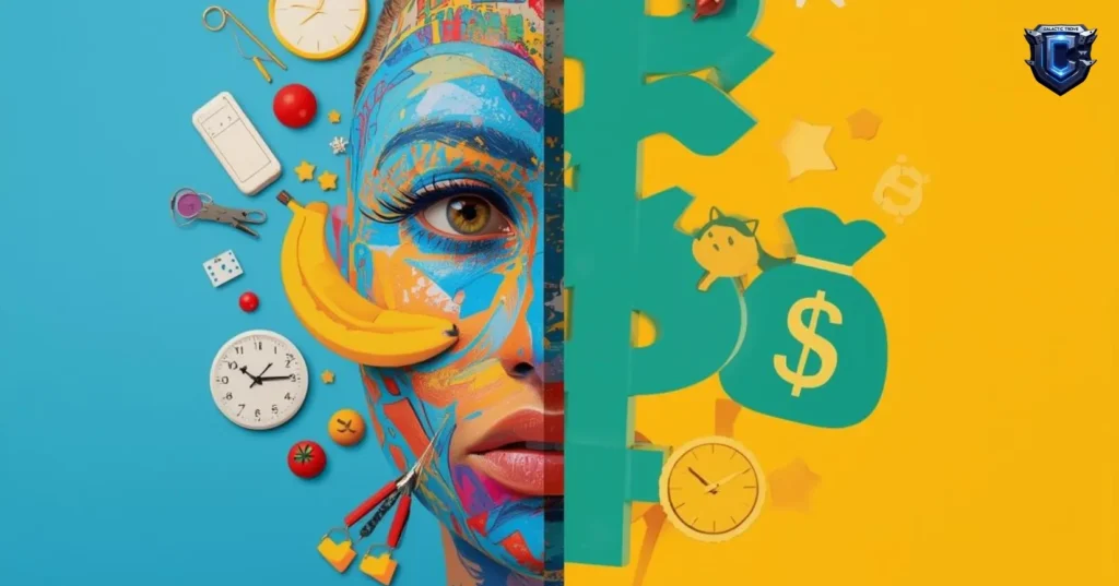 Happy toy collector enjoying balanced hobby responsibly