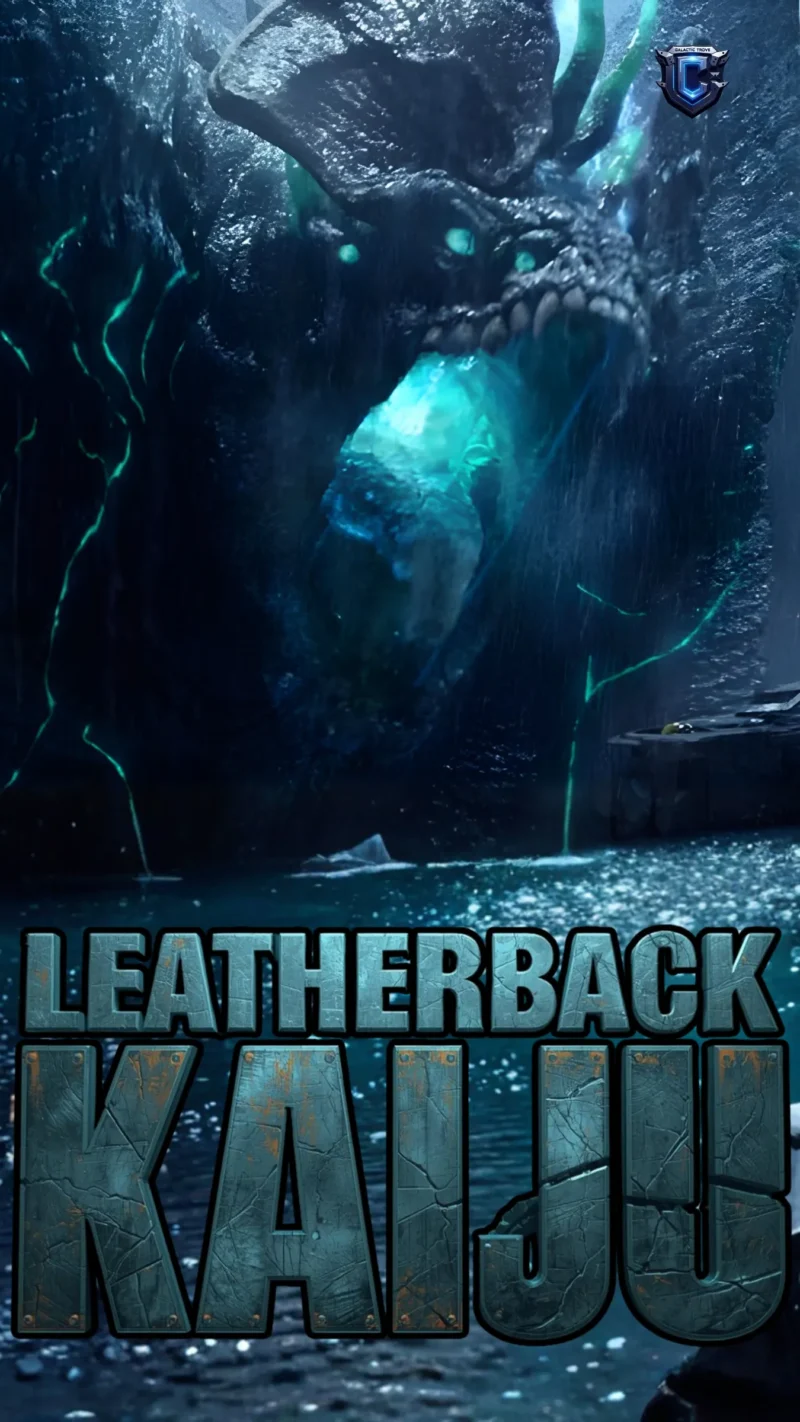 Leatherback Kaiju 24cm (9.5-inch) - LING JIHUN Original - Pre-Sale