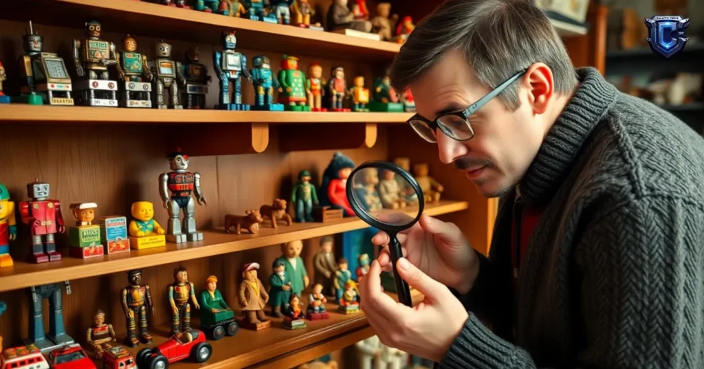 Strategic toy collector planning purchases wisely