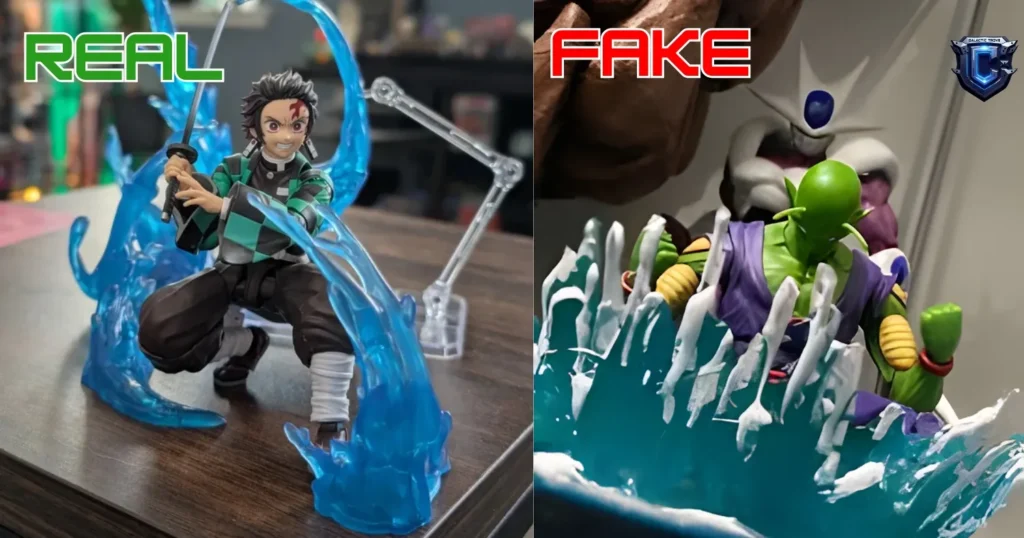 bootleg figure cloudy clear plastic