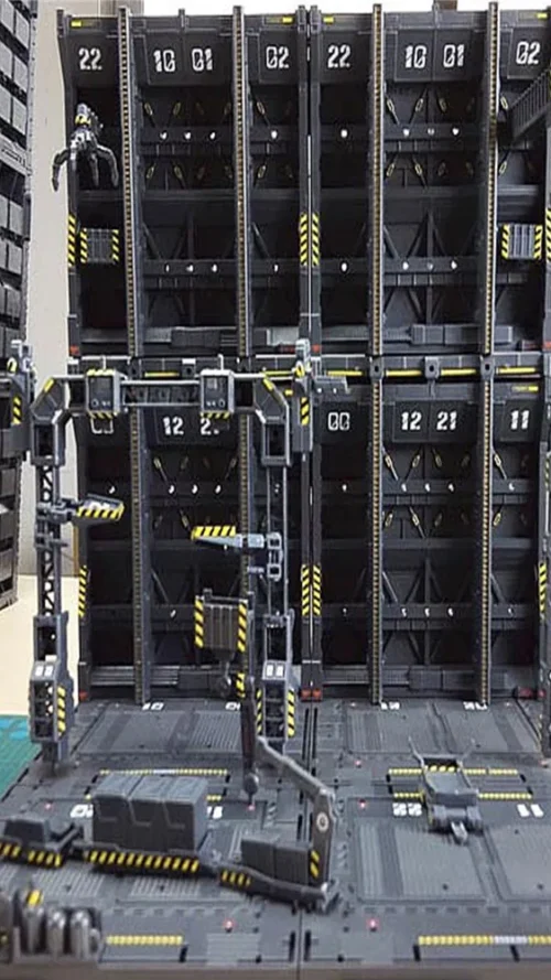 4pcs/Set DIY Mechanical Chain Action Display Base for 1/100 Gundam