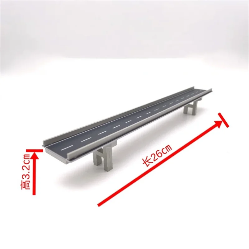 1:300 Assembled Building Model Scene Battle Damage Urban Street House High-Rise Viaduct