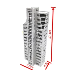 1:300 Assembled Building Model Scene Battle Damage Urban Street House High-Rise Viaduct