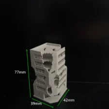 Simulation 1:300 Battle Damaged City High-rise Building Assembly Model Diy Military Sand Table Scene Layout Diorama Kit 1Pcs