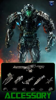 Threezero DLX Lockdown Transformers Figure