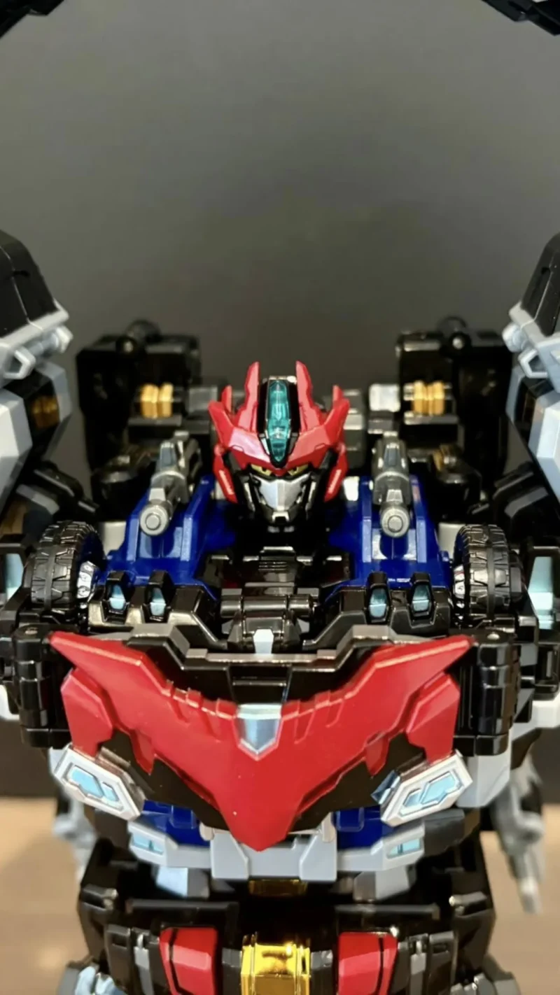 Heavy Iron W 30cm 4 SAMG Metal Cardbot W Heavy Iron W – 30cm Transforming Robot Truck Figure