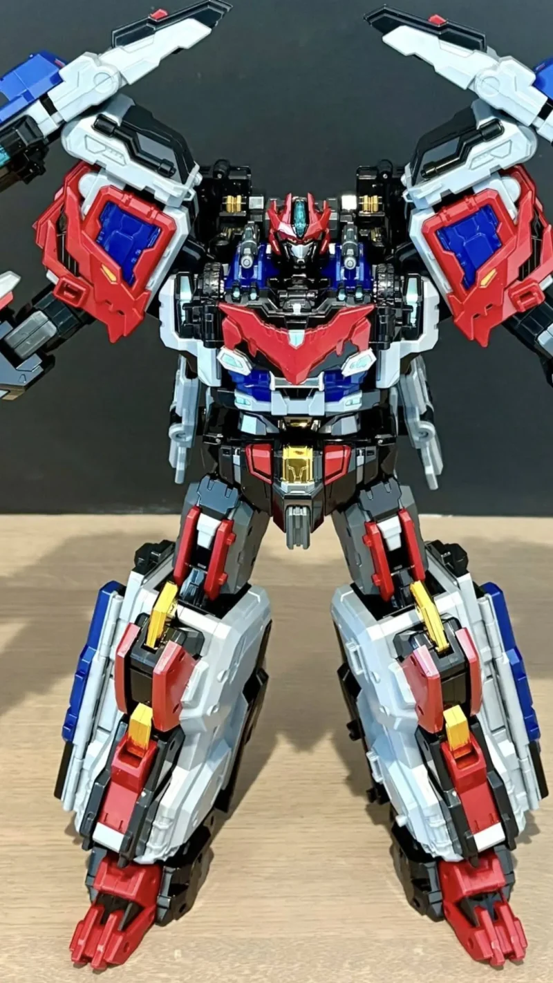 Heavy Iron W 30cm 6 SAMG Metal Cardbot W Heavy Iron W – 30cm Transforming Robot Truck Figure