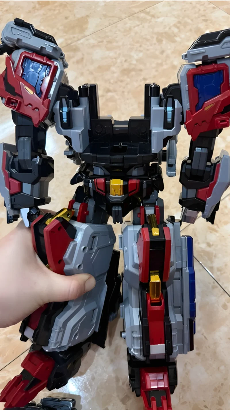 Heavy Iron W 30cm 8 SAMG Metal Cardbot W Heavy Iron W – 30cm Transforming Robot Truck Figure