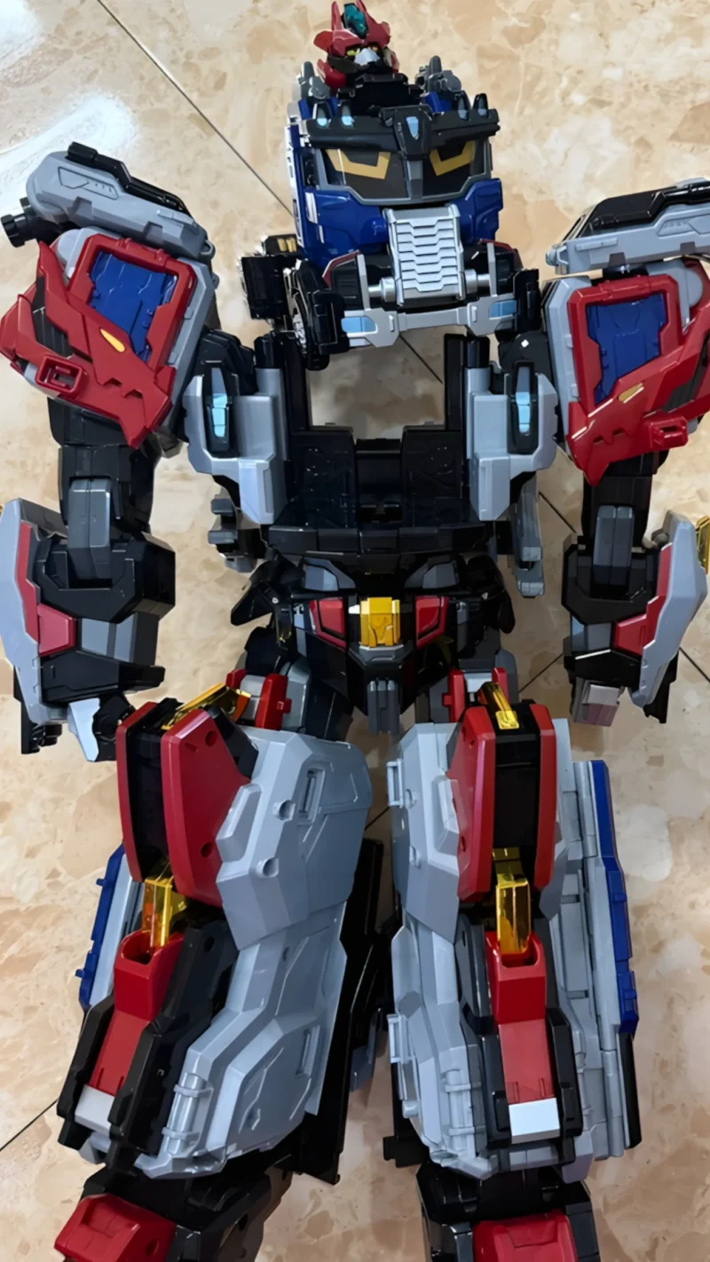 Heavy Iron W 30cm 9 SAMG Metal Cardbot W Heavy Iron W – 30cm Transforming Robot Truck Figure